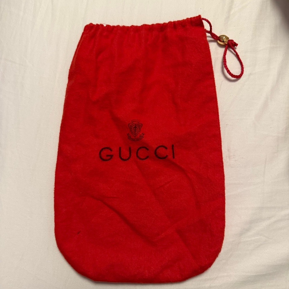 Vintage Gucci Red Dust Bag